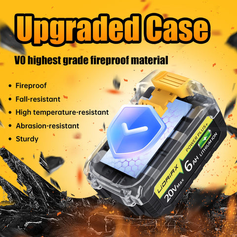 LIDAIAX DW 20V compatibility supports fast charging and reliable operation.