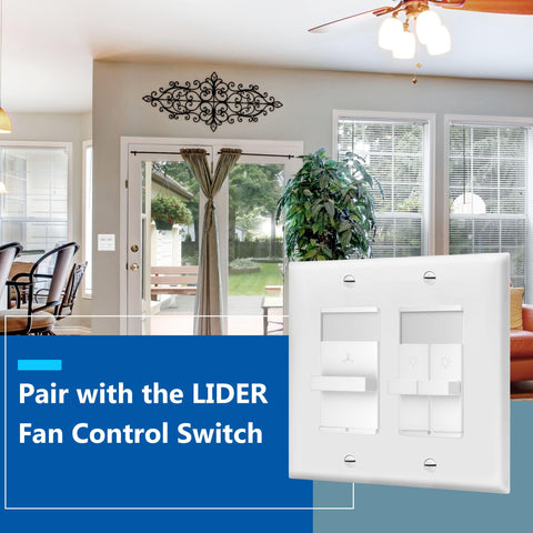 LIDER 1-year warranty adds peace of mind for homes and offices.
