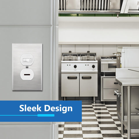 LIDER wall plate heat resistant for harsh environments