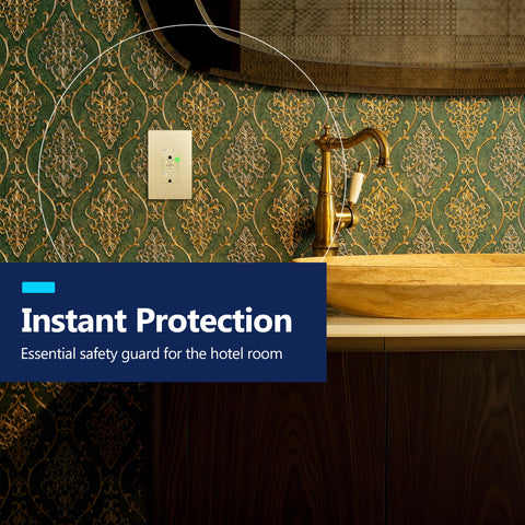 LIDER included wall plate provides a clean, finished installation.