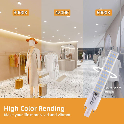 Lidesheng GX23 bulb compatible with magnetic ballast for quick install.