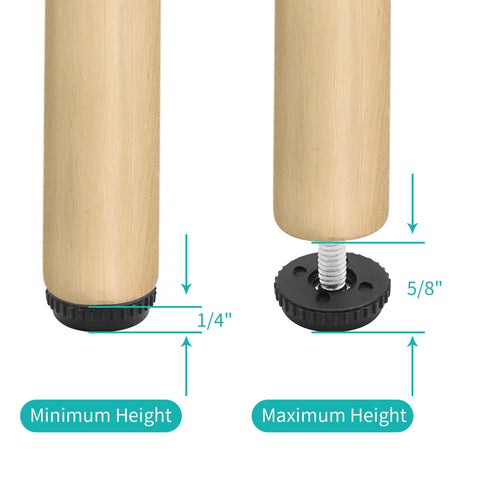 LIDSCURA furniture glide levelers help level cabinets and desks