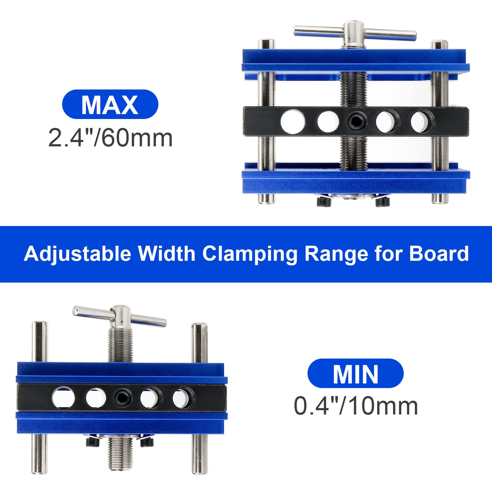 Lieberwell alignment marker line enables direct center sighting during setup.