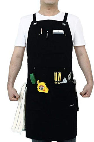 Life Flavor apron with towel loop for hanging rags during projects.