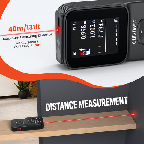 LifeBasis wood-beam-scan detects framing behind drywall for secure shelf mounting