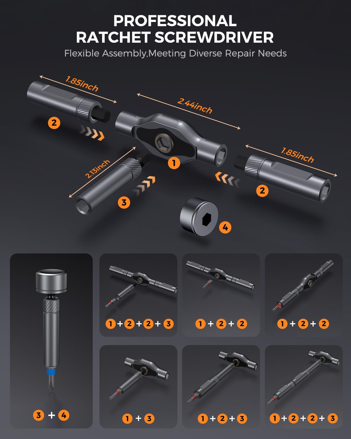 LIFEGOO magnetic bit keeper and magnetizer simplify quick bit changes and screw retention.
