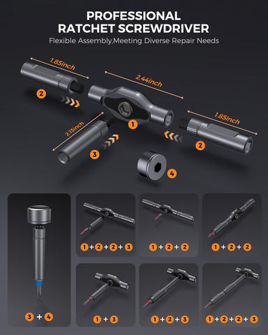 LIFEGOO magnetic bit keeper and magnetizer simplify quick bit changes and screw retention.