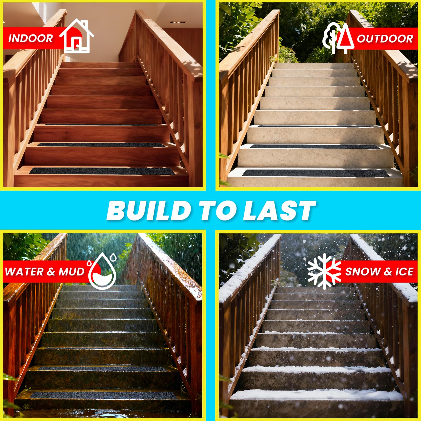 LifeGrip aluminum oxide grit delivers high traction with comfort
