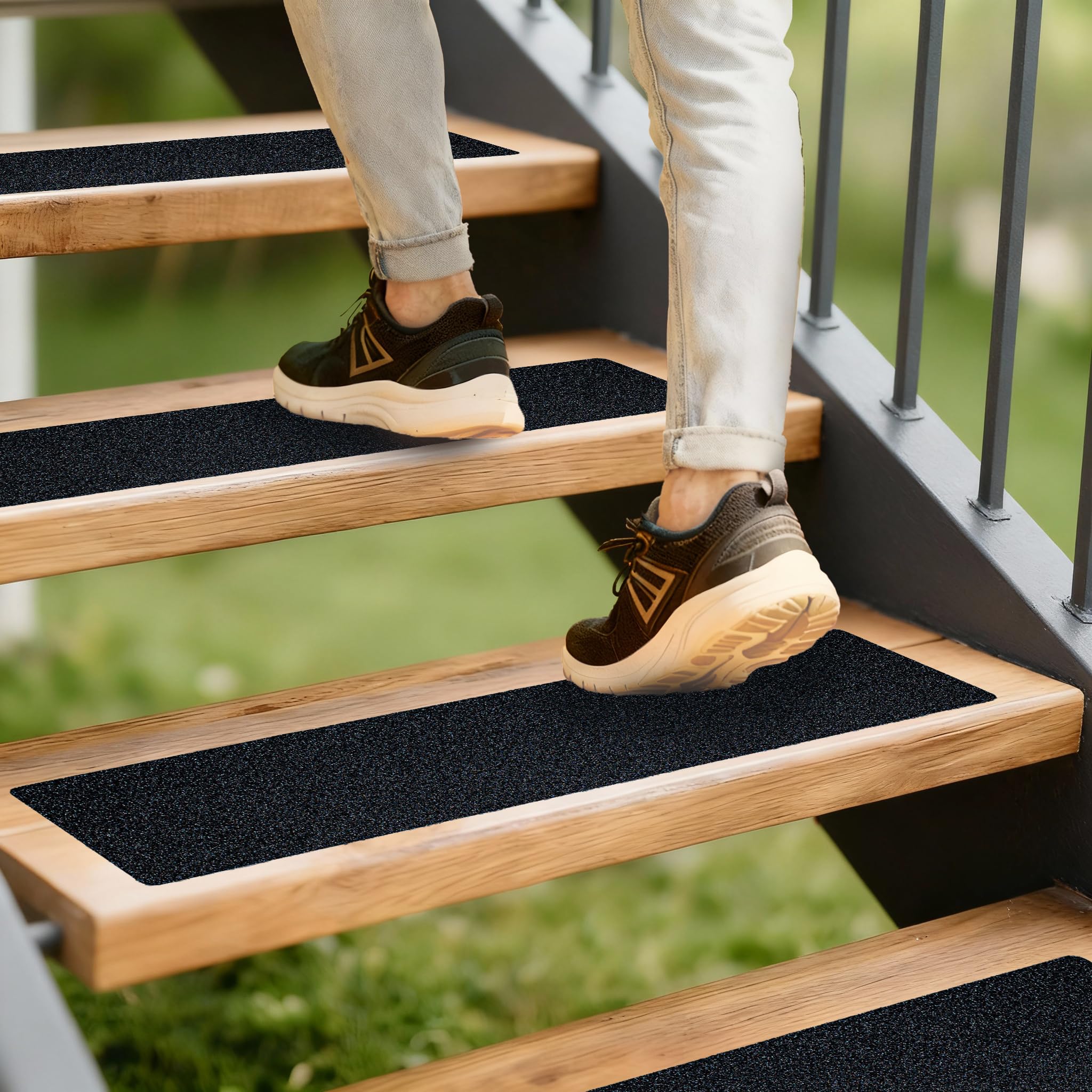 LifeGrip anti-slip treads on stairs providing reliable footing