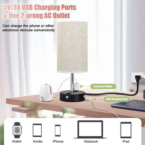 Lifeholder table lamp base outlet powers devices without turning the lamp on.