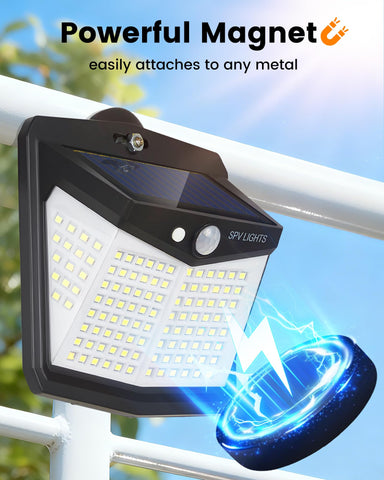 LIFENGSOLER 270-degree motion sensor light detects movement up to 16 feet for security
