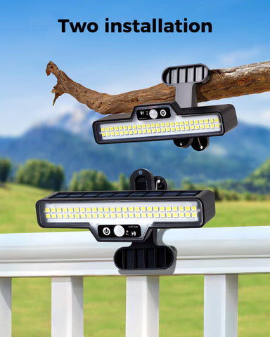LIFENGSOLER 6000K daylight white LEDs provide clear, wide-area lighting