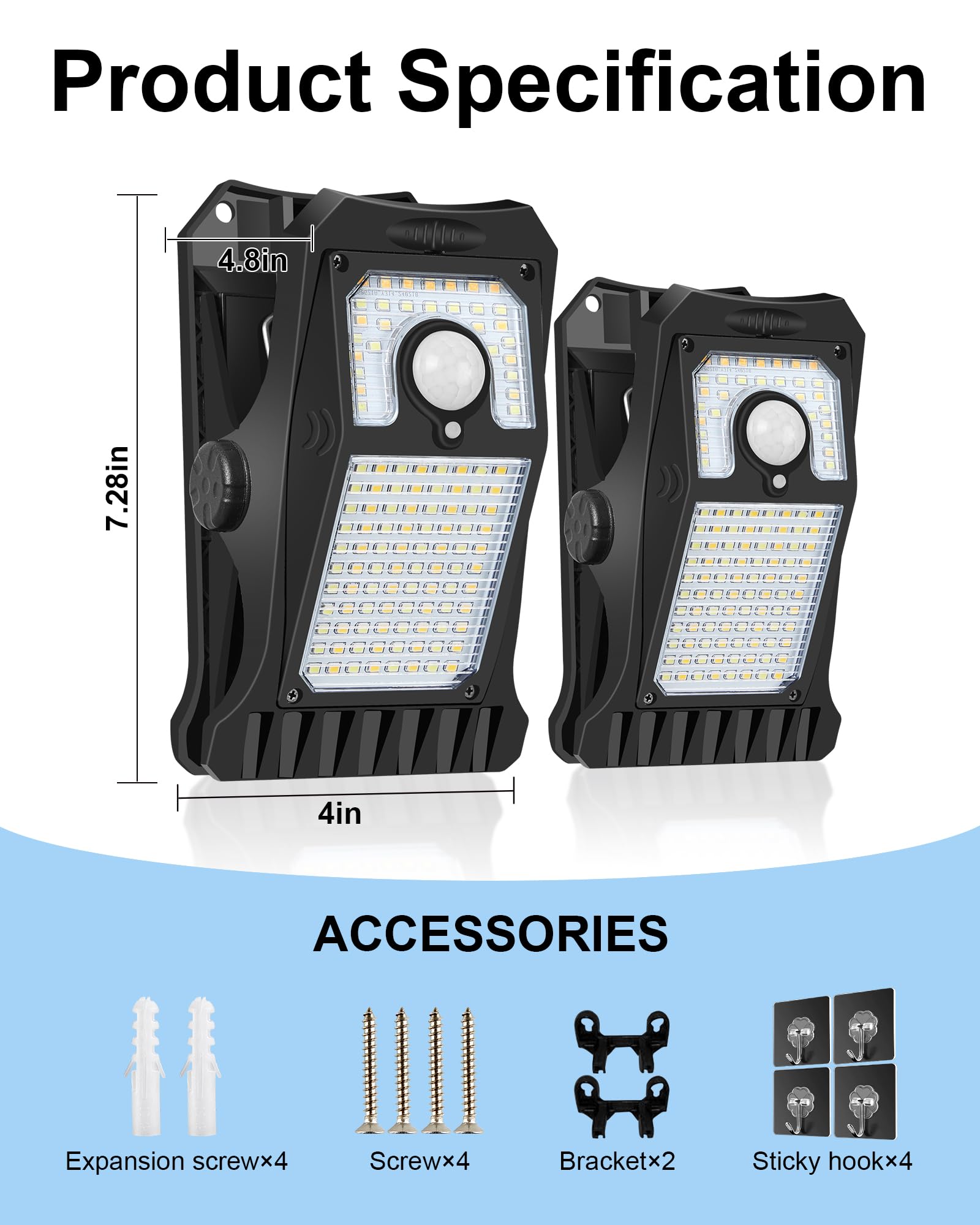 LIFENGSOLER remote-control compatible solar light for easy night-time use.