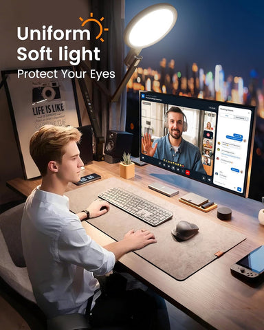 LIFENGSOLER swing-arm desk light adjustable reach for any setup.