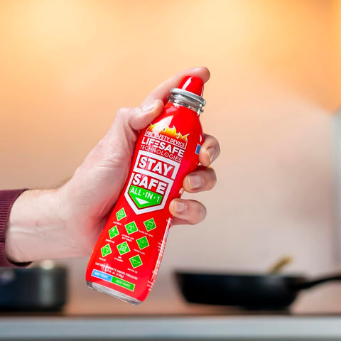LifeSafe StaySafe covers 10 fire types for versatile safety.