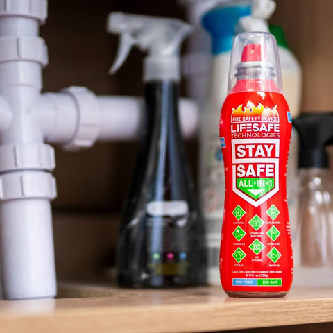 LifeSafe StaySafe suitable for garage use with petrol and diesel fires.