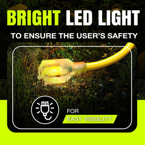 LifeSupplyUSA 10-gauge SJTW extension cord powers heavy-duty tools safely.