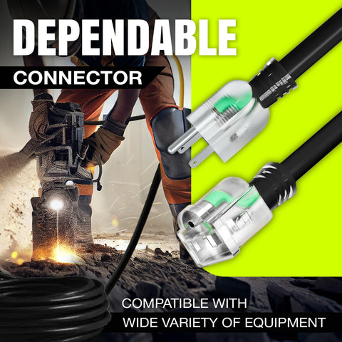 LifeSupplyUSA cold-resistant flexible cord remains pliable in cold weather