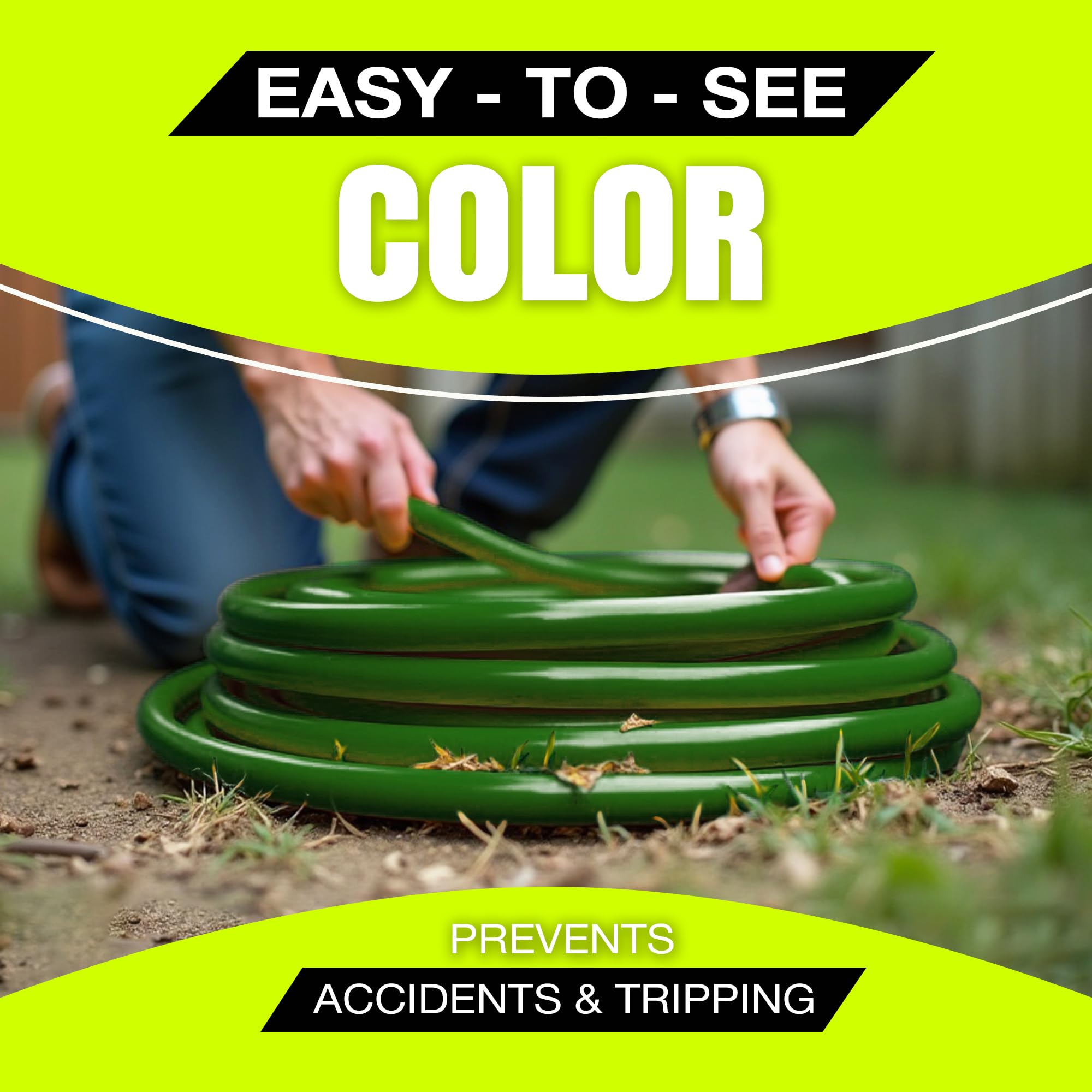 LifeSupplyUSA flexible, cold-resistant extension cord in winter scene