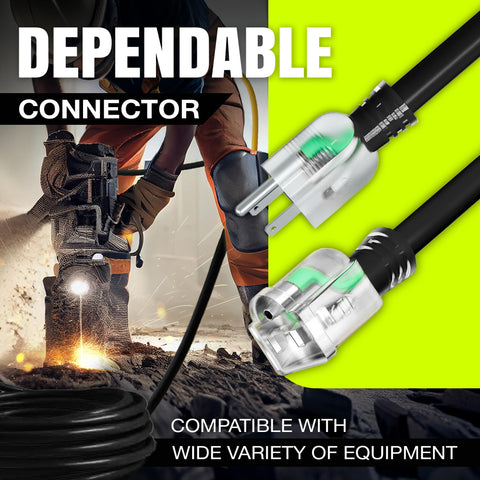 LifeSupplyUSA heavy-duty extension cord provides flexible performance in cold environments for reliable power.