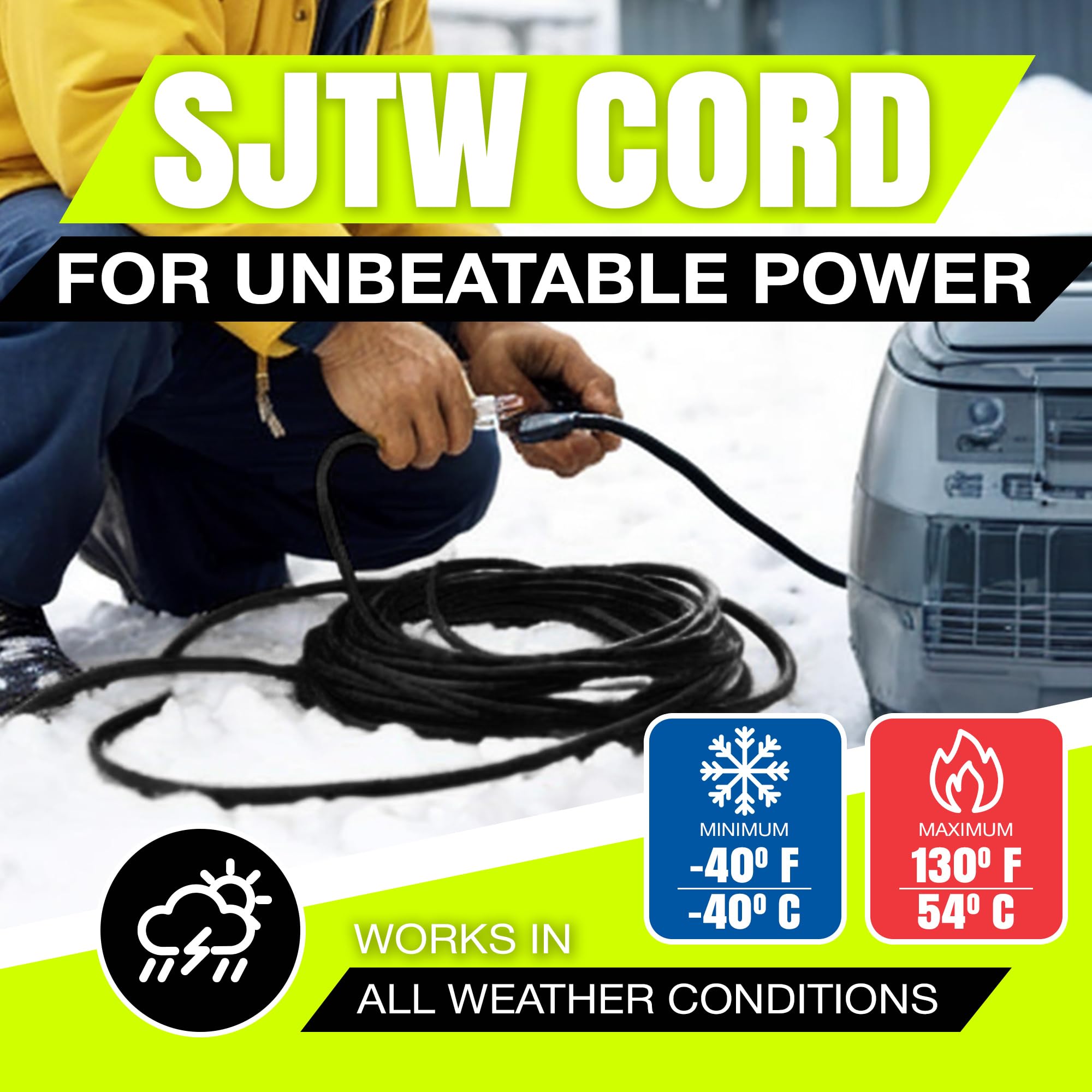 LifeSupplyUSA ideal for powering drills, saws, mowers, and holiday lights.