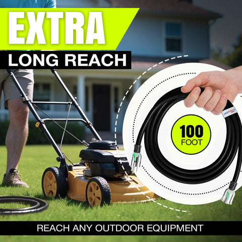 LifeSupplyUSA indoor-outdoor use friendly cord suits many tasks.