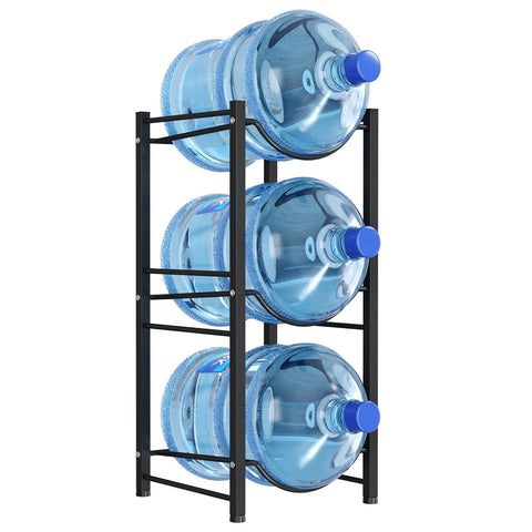 Lifewit 5-gallon jug holder front view shows organized storage.