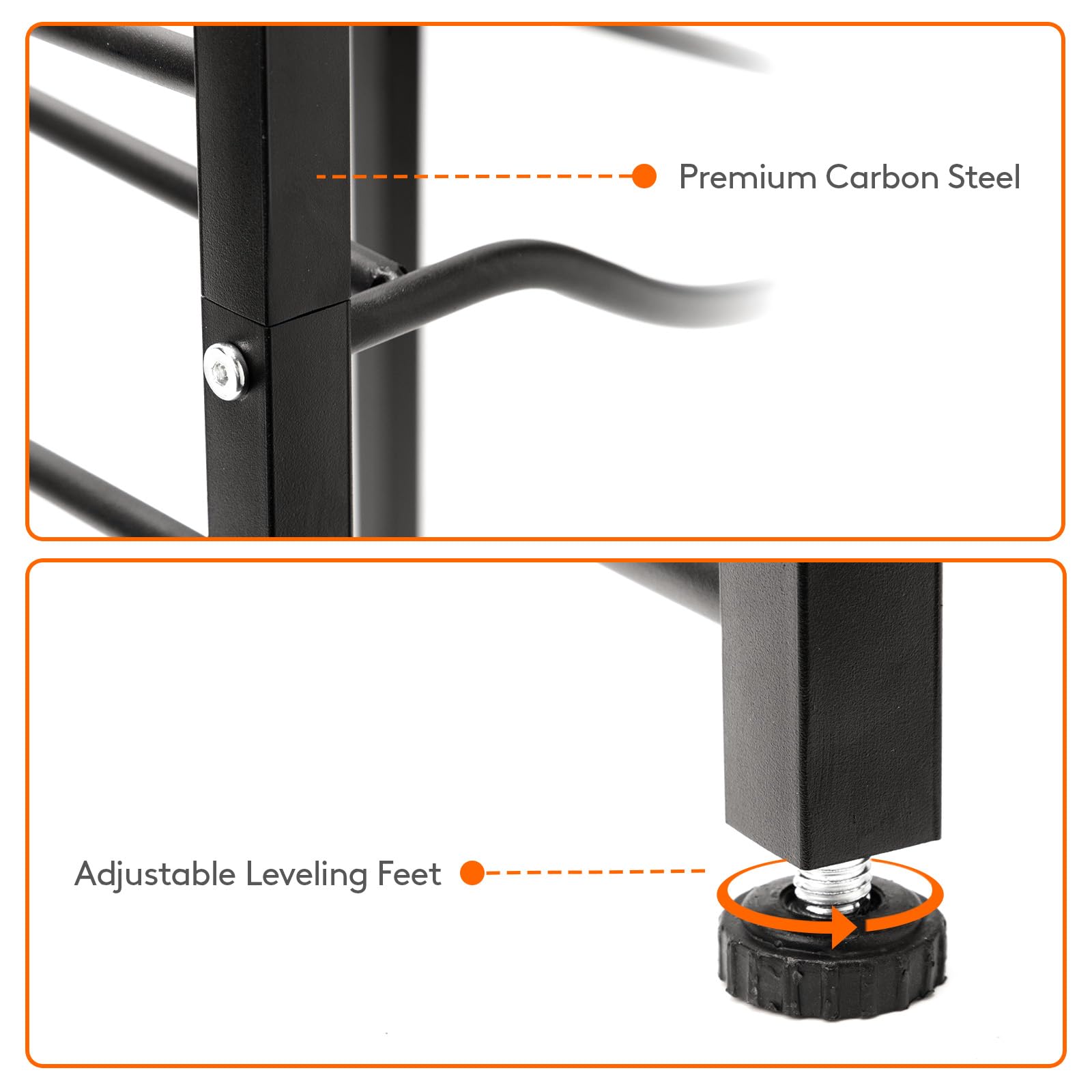 Lifewit 5-gallon jug holder full six-slot setup offers higher capacity.