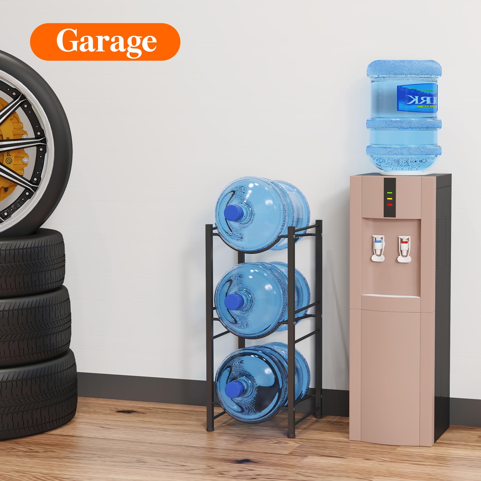 Lifewit detachable shelf in action for easy bottle transfer.