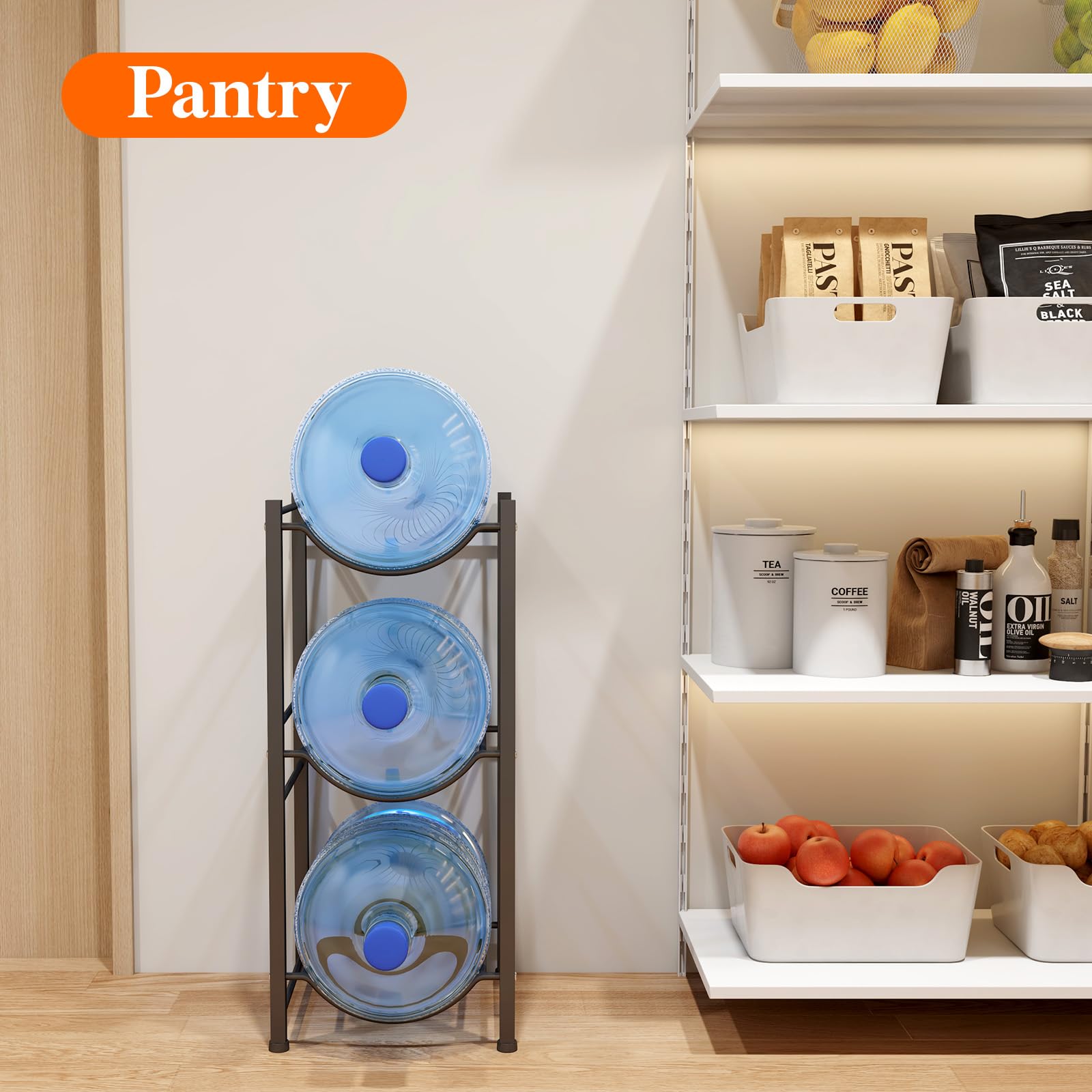 Lifewit leveling feet base provides stability on uneven floors.