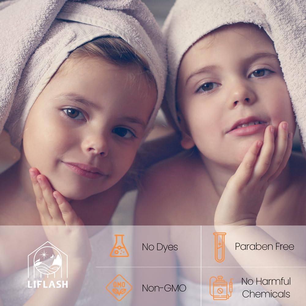 LIFLASH Summer Citrus purified water stream demonstrates chlorine reduction for showering.