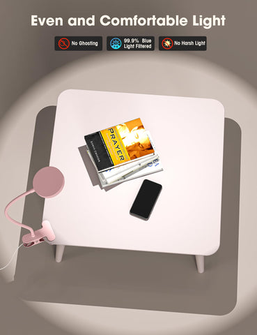 LiFMIRA lamp offers 5 color modes for reading and crafts.