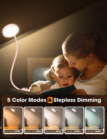 LiFMIRA gooseneck provides 360-degree adjustable lighting angle.