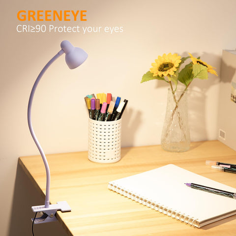 LiFMIRA strong metal clamp keeps the light securely on desks or headboards