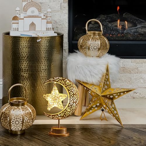 Lifnatty boho decor moon lamp pairs with rustic interiors.