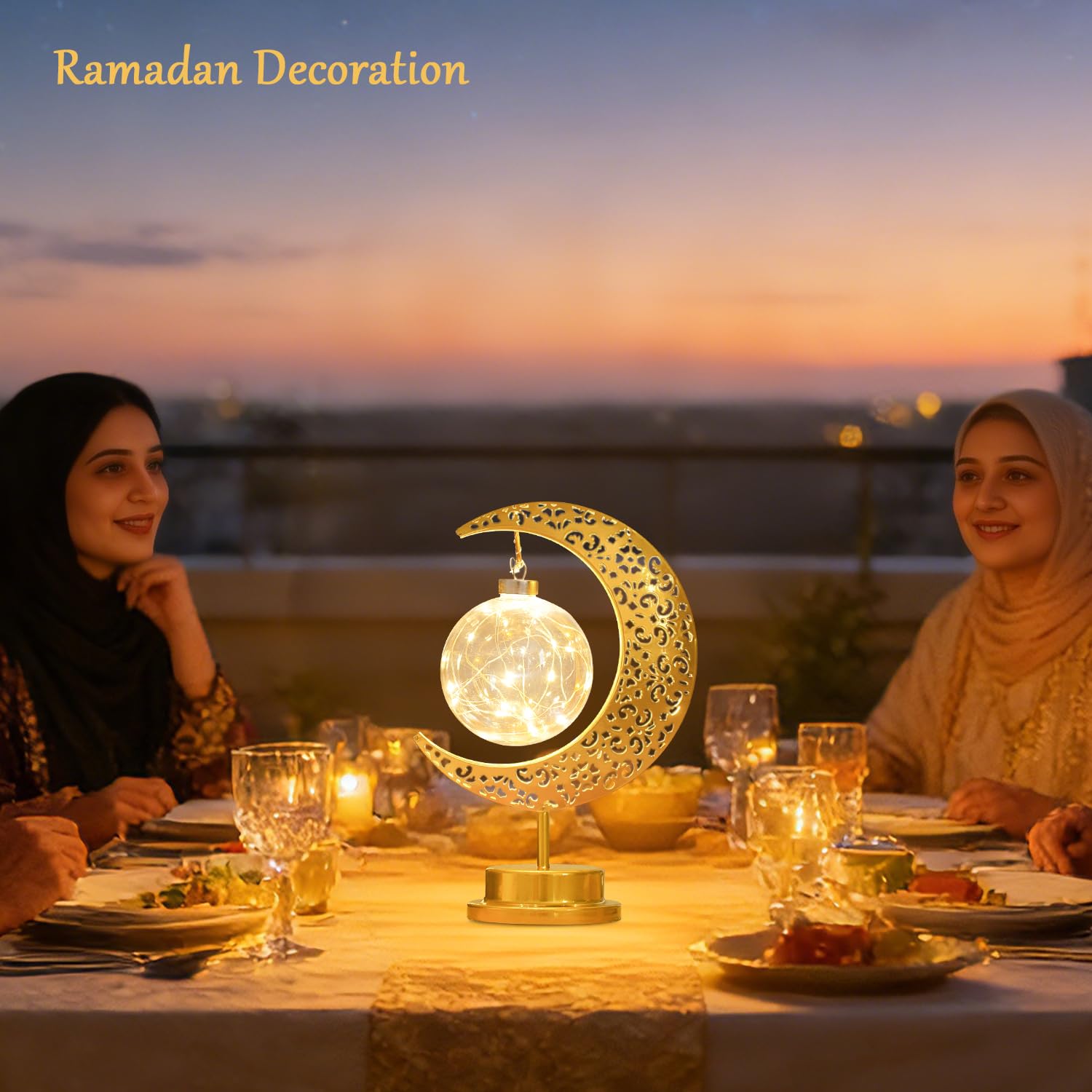 Lifnatty Eid gift lamp provides elegant Ramadan decor for thoughtful presents.