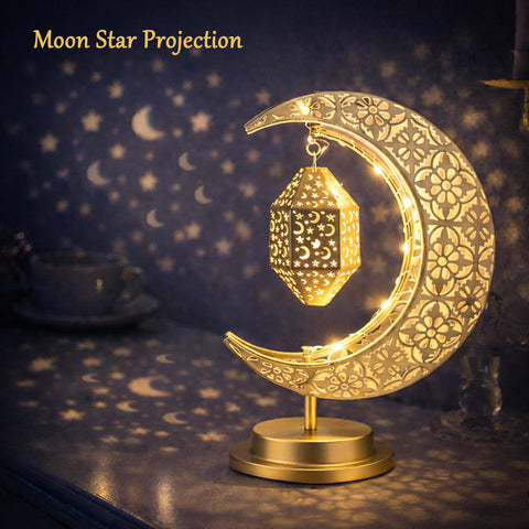 Lifnatty Ramadan decor on windowsill adds festive glow.