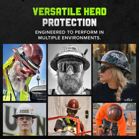 LIFT DAX full brim close-up displaying heat resistance for hot job sites