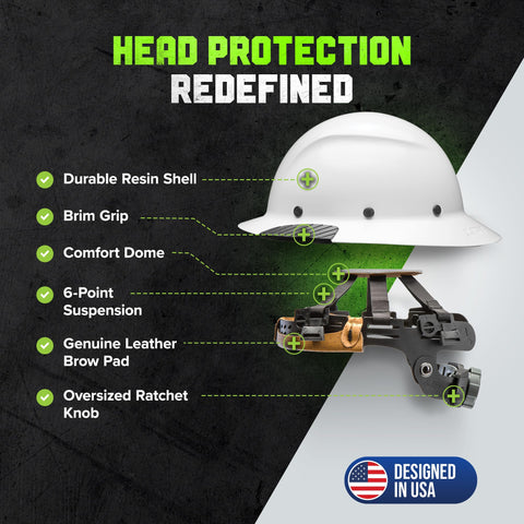 LIFT Safety DAX comfort dome wrapped in Clarino leather reduces pressure.