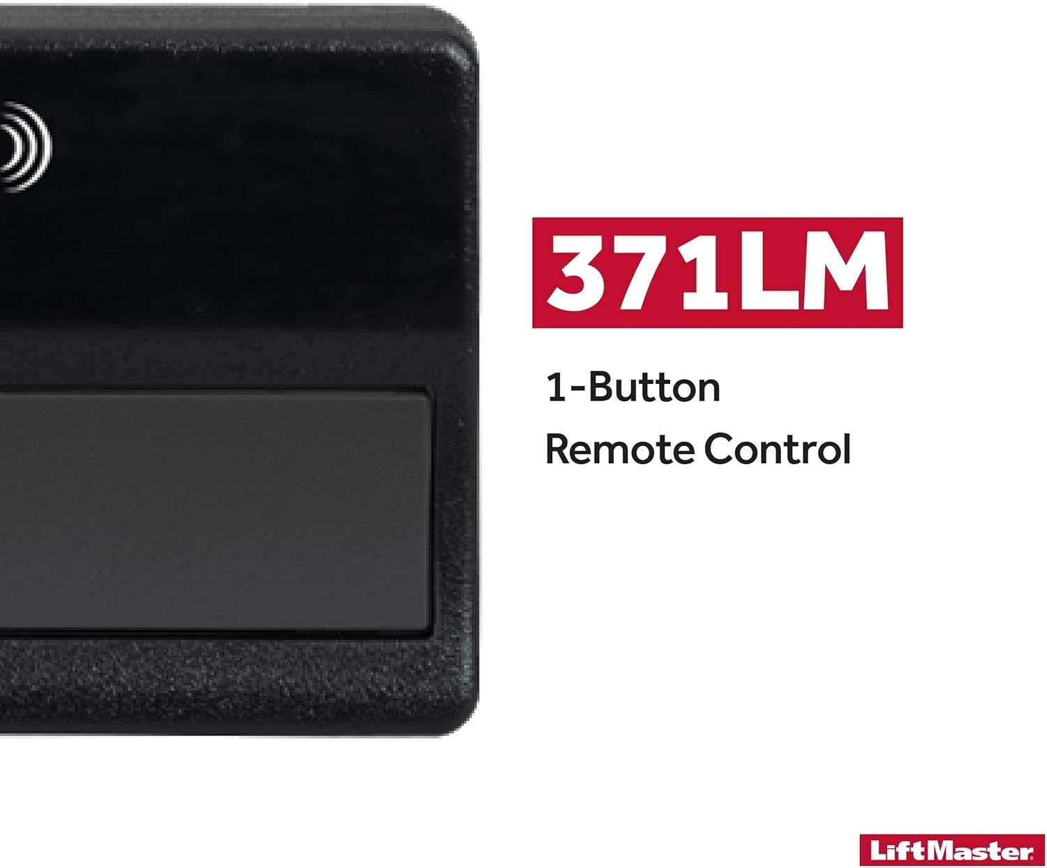 Close-up of the 371LM single-button design for simple operation.
