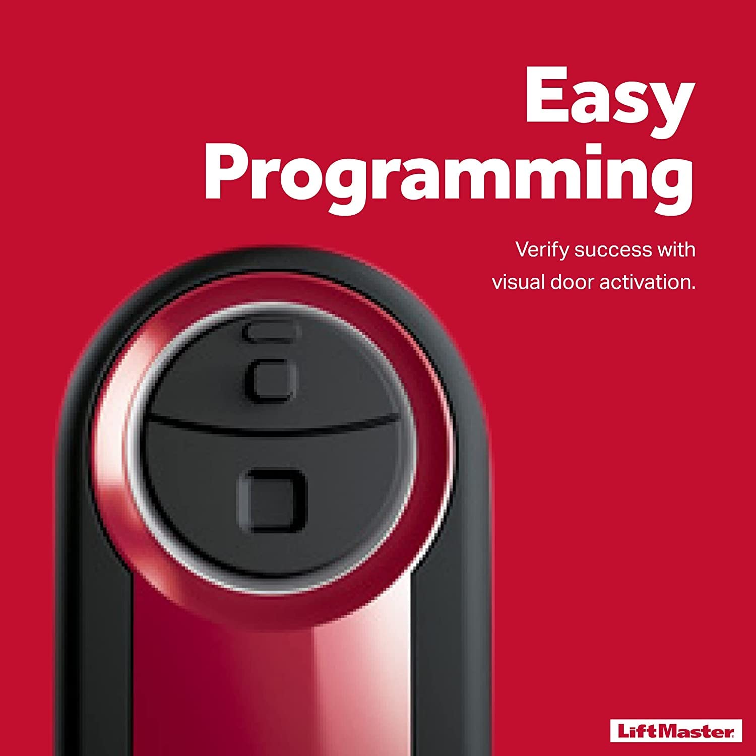 LiftMaster 374UT two-button control for managing multiple doors and lights.