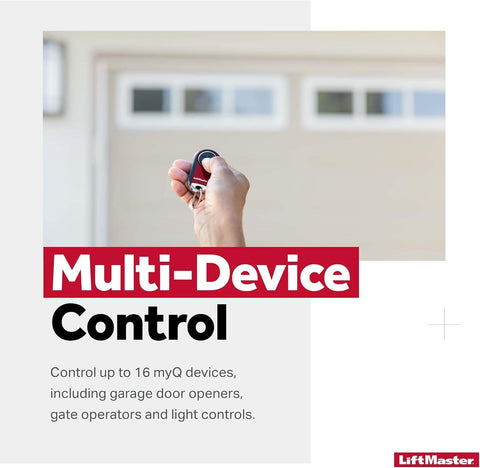 LiftMaster 380UT setup step demonstrating quick programming
