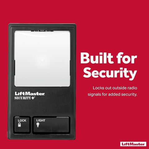 LiftMaster 78LM door control button simplifies open and close actions.