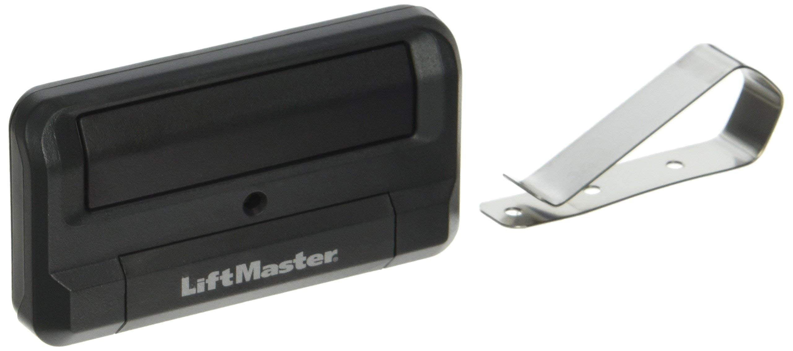 LiftMaster 811LMX with visor clip ready for installation