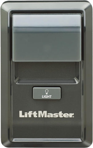 LiftMaster 885LM control panel front view highlighting wireless setup for clutter-free installation.