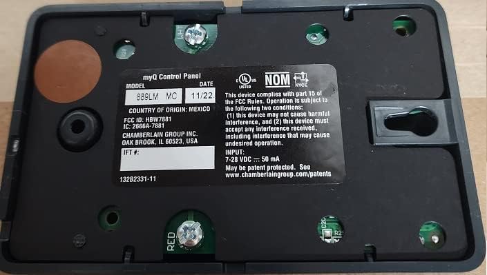 Motion detection on LiftMaster 889LMMC activates garage lighting when movement is detected.