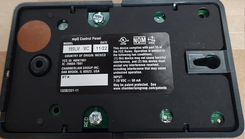 Motion detection on LiftMaster 889LMMC activates garage lighting when movement is detected.