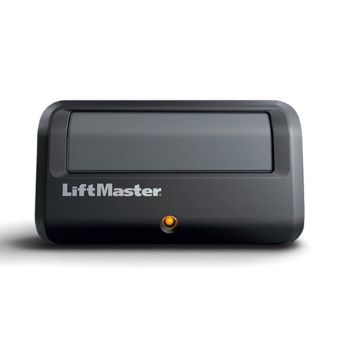 LiftMaster 891LM remote with visor clip for easy in-car access and quick gate control.