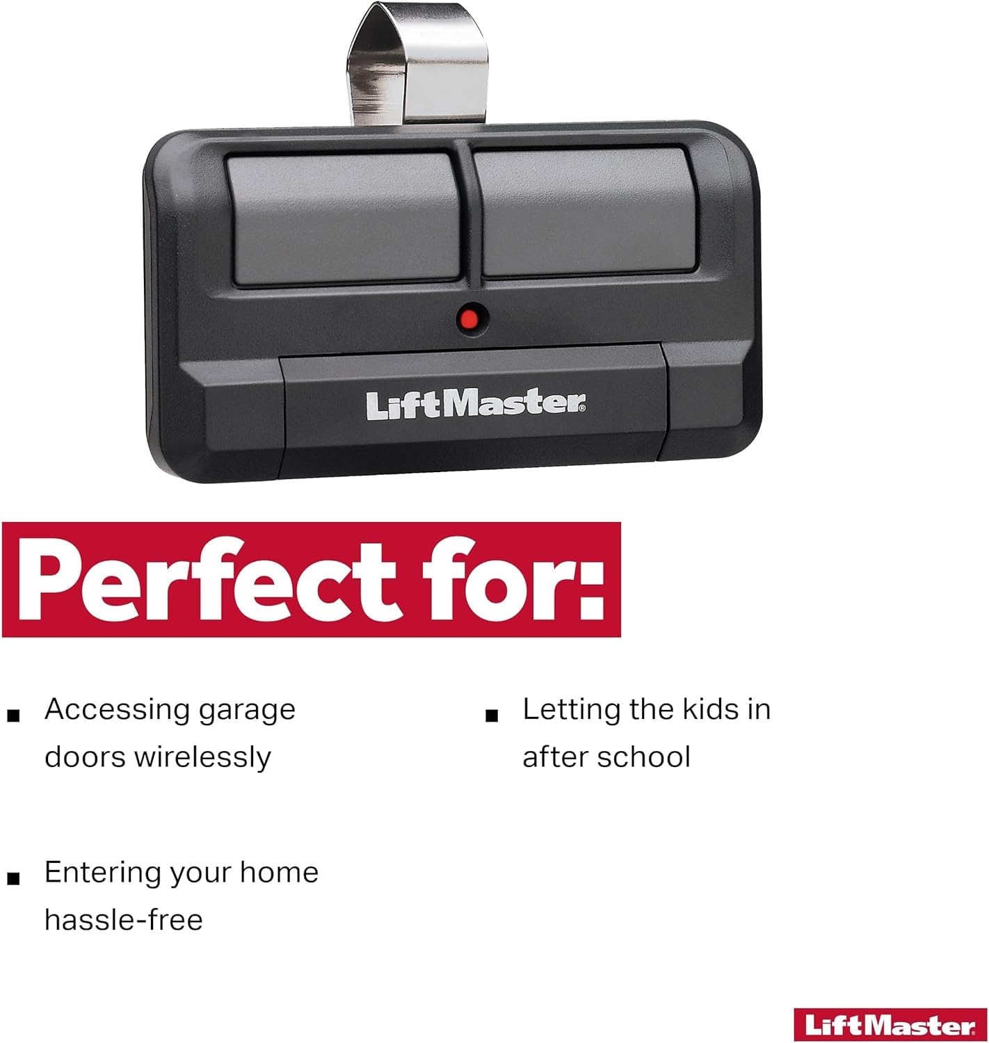 LiftMaster 892LT compatibility graphic for garage and gate use.