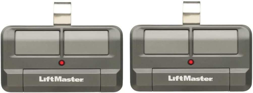 LiftMaster 892LT remote front view shows compact design for gate and garage access.